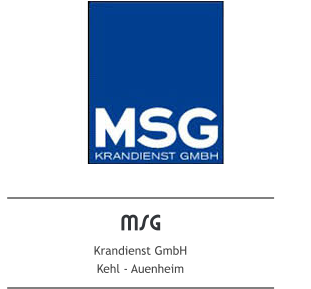 MSG Krandienst GmbH, Kehl