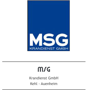 MSG Krandienst GmbH Kehl - Auenheim